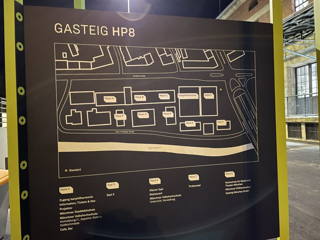 Foto der Karte des Gasteig HP8